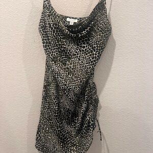 Topshop Animal Print Dress